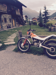 Moto trial Livigno